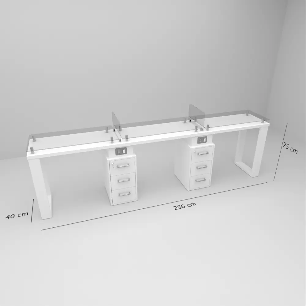 mesa manicura triple