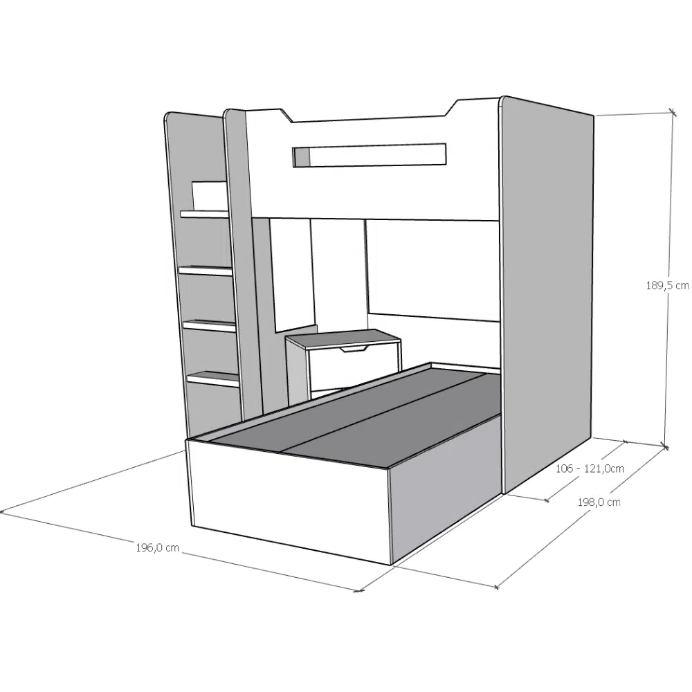 Cama Camarote Funcional - Imagen 4