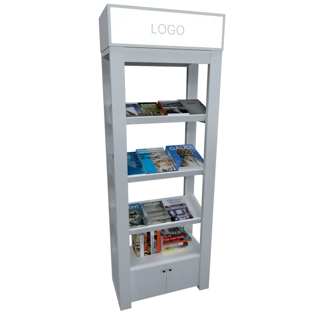 estante exhibidor comercial