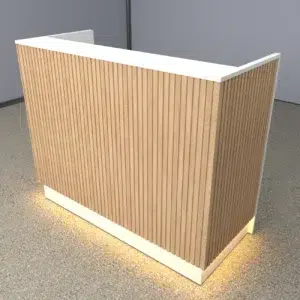 recepcion con wall panel