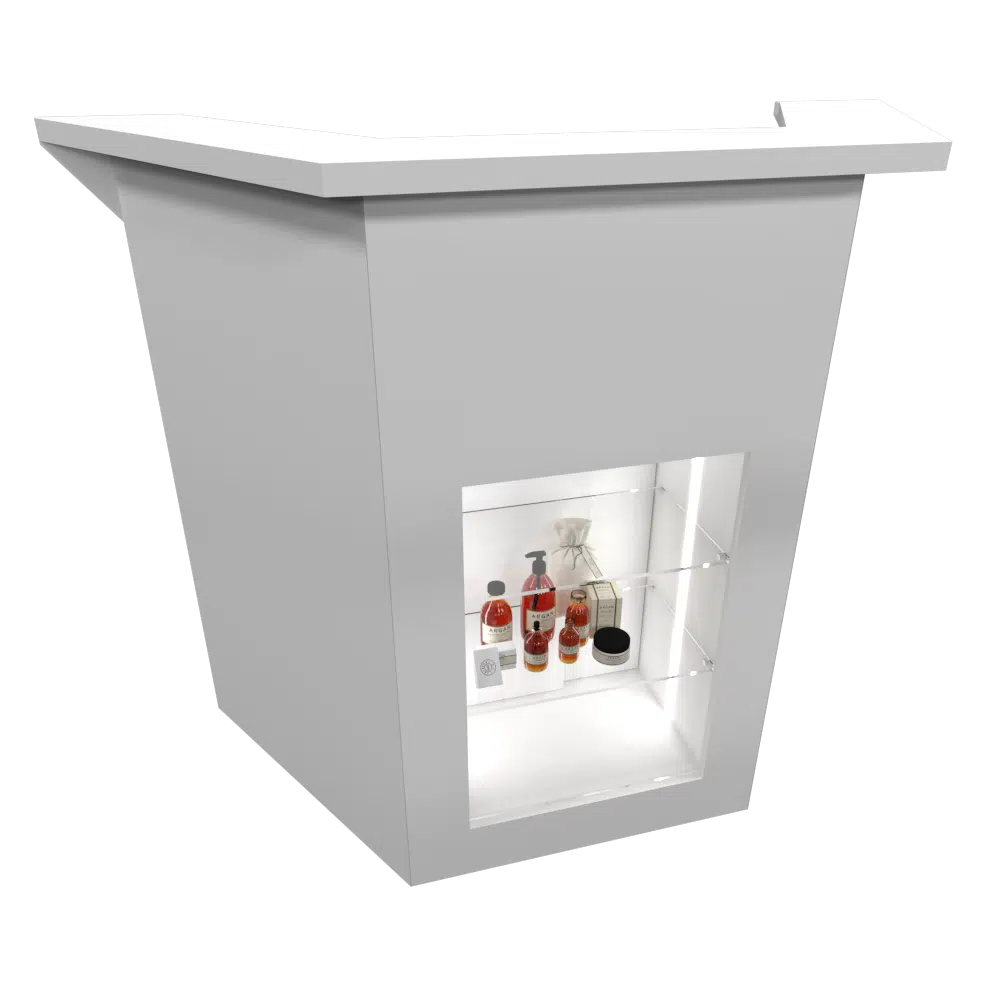 mostrador recepcion caja